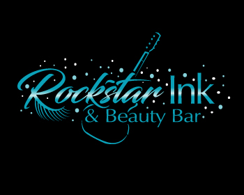 Rockstar Ink Beauty Bar Logo Design