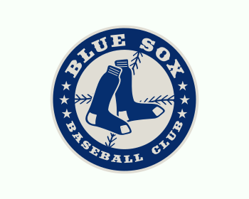 Blue Sox Baseball Club Logo Design